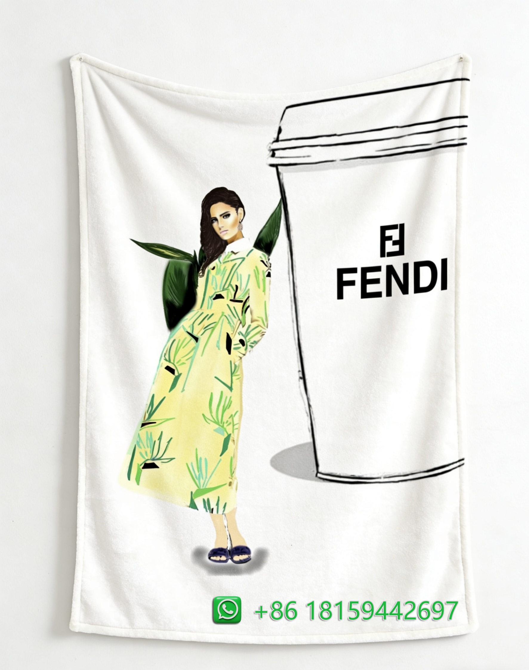 Fendi Throw Blankets